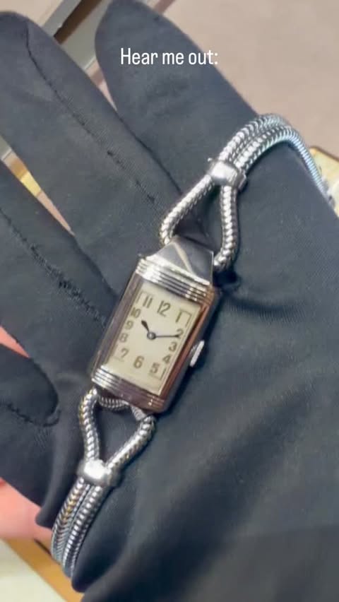 Instagram post by @tinywristcheck for Jaeger-LeCoultre. Caption reads: @jaegerlecoultre #thecollectables got your [...].