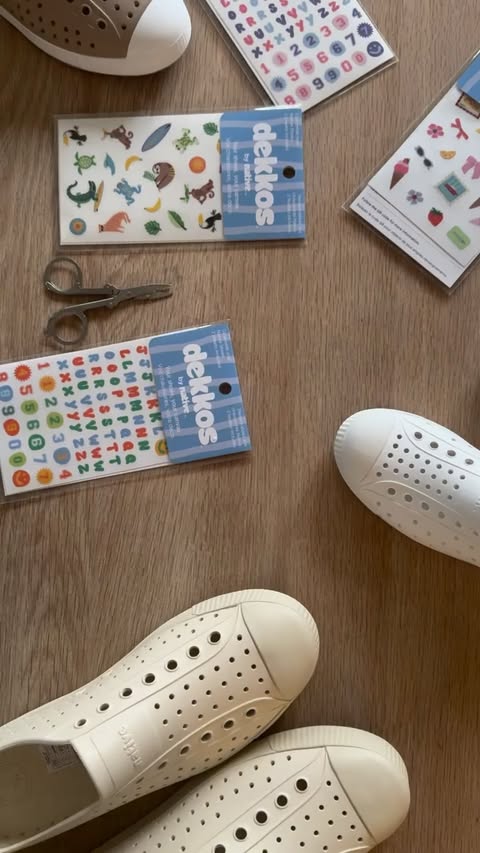 Instagram post by @600sqftandababy for Native Shoes. Caption reads: [...] had a family crafting afternoon with....