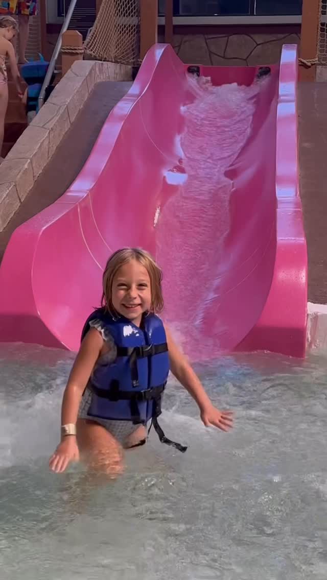 Instagram post by @marissandreaa for Great Wolf Lodge. Caption reads: We had so much fun at the @greatwolflodge annual....