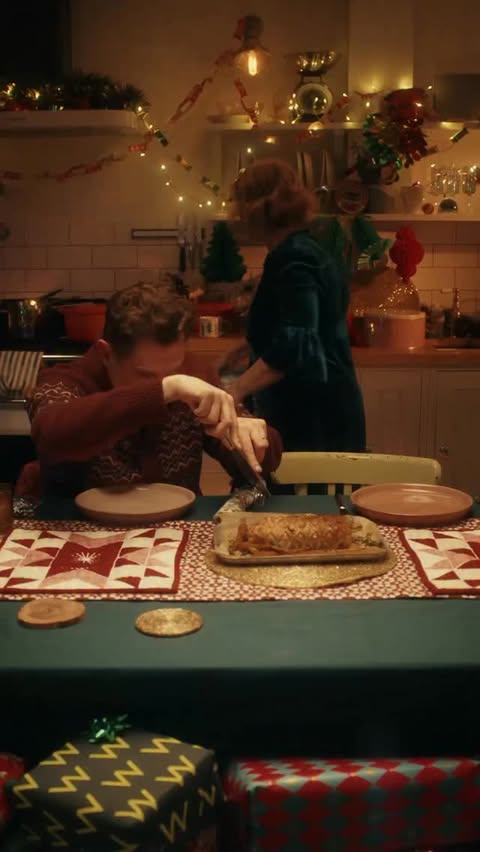 Instagram post by @iamjoannapage for Waitrose. Caption reads: Christmas can be vegan too… and convincing your....