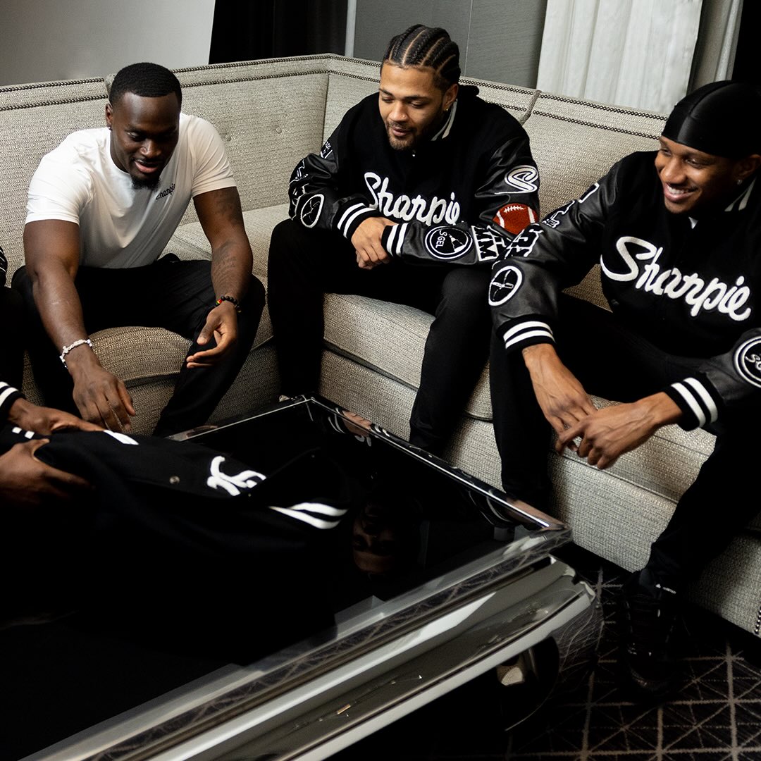 Instagram post by @themp9 for Sharpie. Caption reads: Big energy last week with @Sharpie. Proud to be....