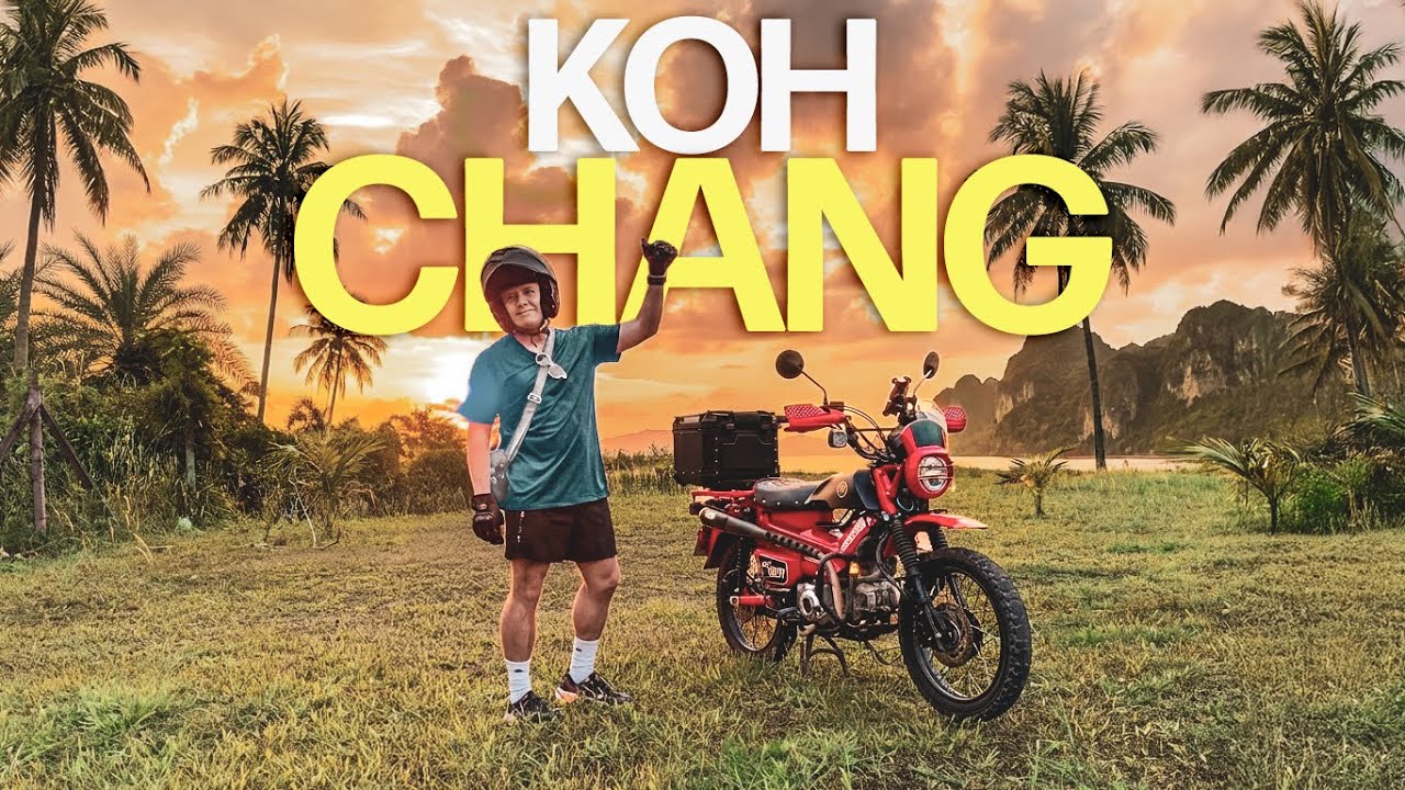 YouTube post by @PaddyDoyle. for Airalo. Caption reads: KOH CHANG 🇹🇭 Too Touristy — or Heaven in....