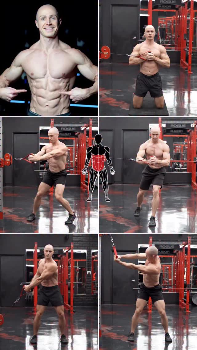 Instagram post by @alex_lueth for Transparent Labs. Caption reads: Athletic core exercises!

Here are some cable core....