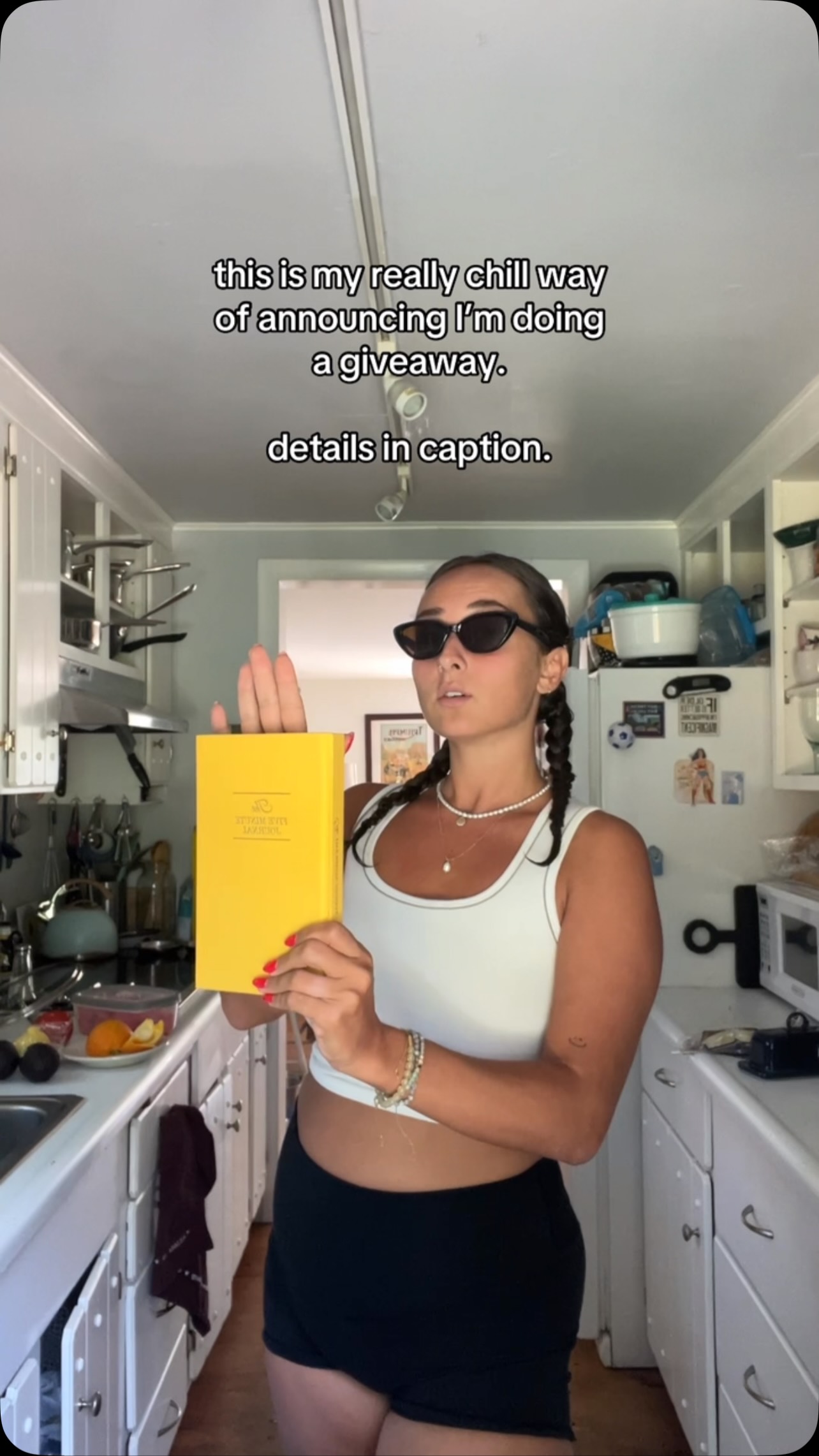 Instagram post by @sarahinyellow for Intelligent Change. Caption reads: 🚨 GIVEAWAY TIME — no catch, no hoops, just a gift....