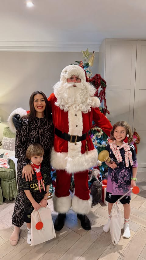 Instagram post by @mayawilliams for tonies. Caption reads: Surprise Santa came to visit us at home bringing....