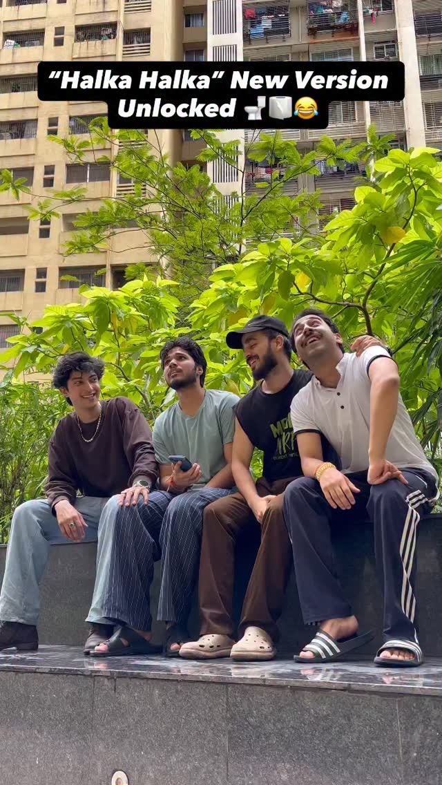 Instagram post by @rounakajamani_official for Yash Raj Films. Caption reads: Halka Halka toilet version🥲🚽

#badassofbollywood....