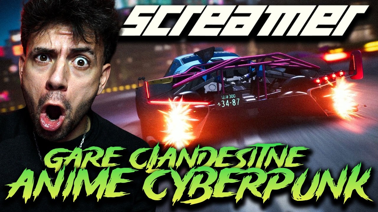 YouTube post by @GaBBoDSQ for Shop Titans. Caption reads: Sdrogo Racing? A Stunning New Anime-Style Racing....