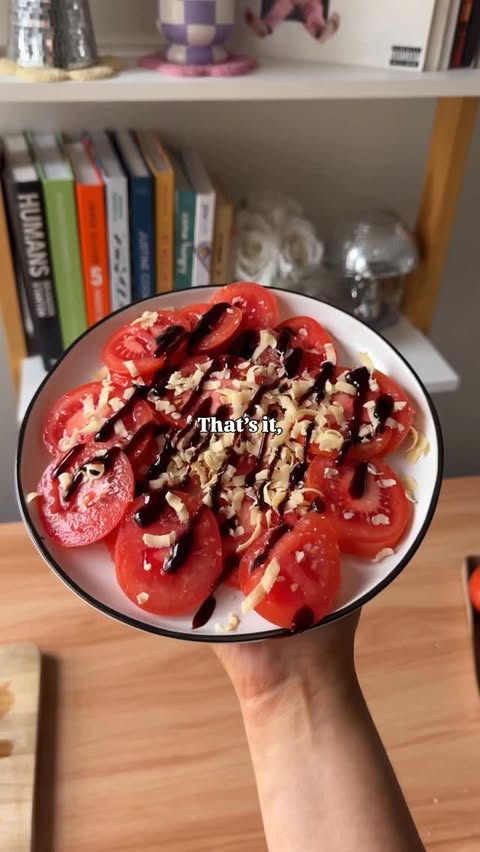 Instagram post by @shityoushouldeat for Trader Joe's. Caption reads: current hyperfixation: tomatoes 🍅....