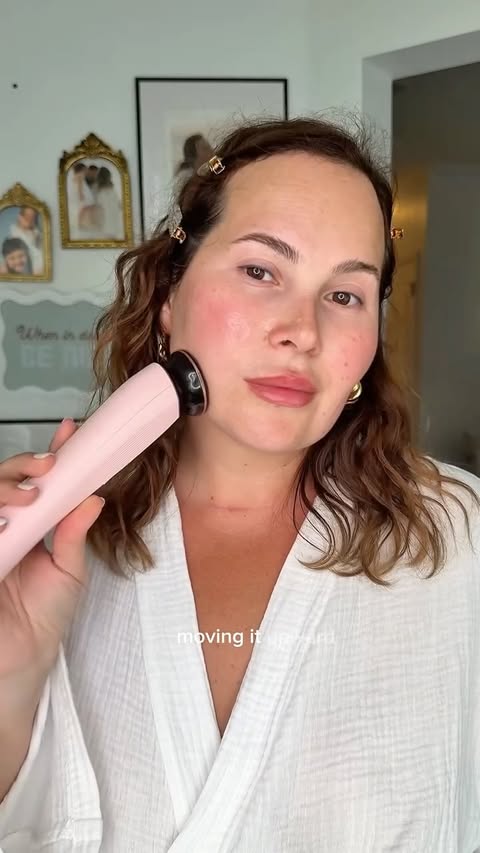 Instagram post by @anabondana for INIA. Caption reads: INIA FLARE microcurrent device — only did one....