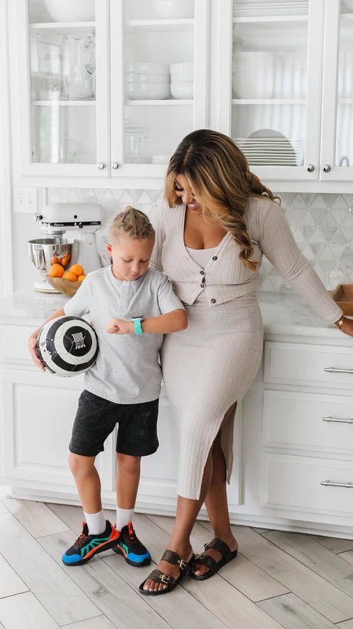 Instagram post by an influencer for AT&T. Caption reads: Parenting peace of mind. #Ad #ATTinfluencer The....