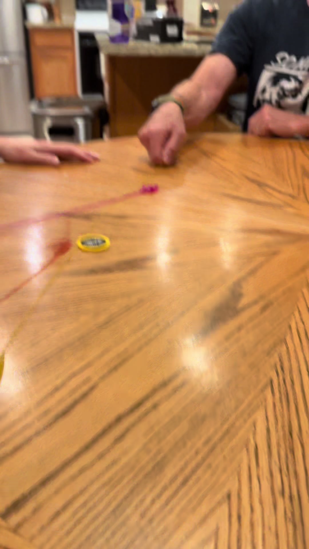 TikTok post by @beavz_ for Thrilly Games. Caption reads: Not my mom singing 🤣 @Thrilly Games #gamenight....