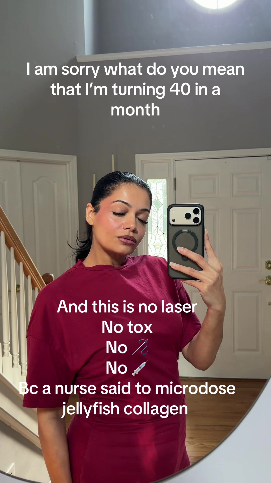 TikTok post by @hafsa.makeup.wellness for Akasha Superfoods. Caption reads: If nothings working this is missing @Akasha....