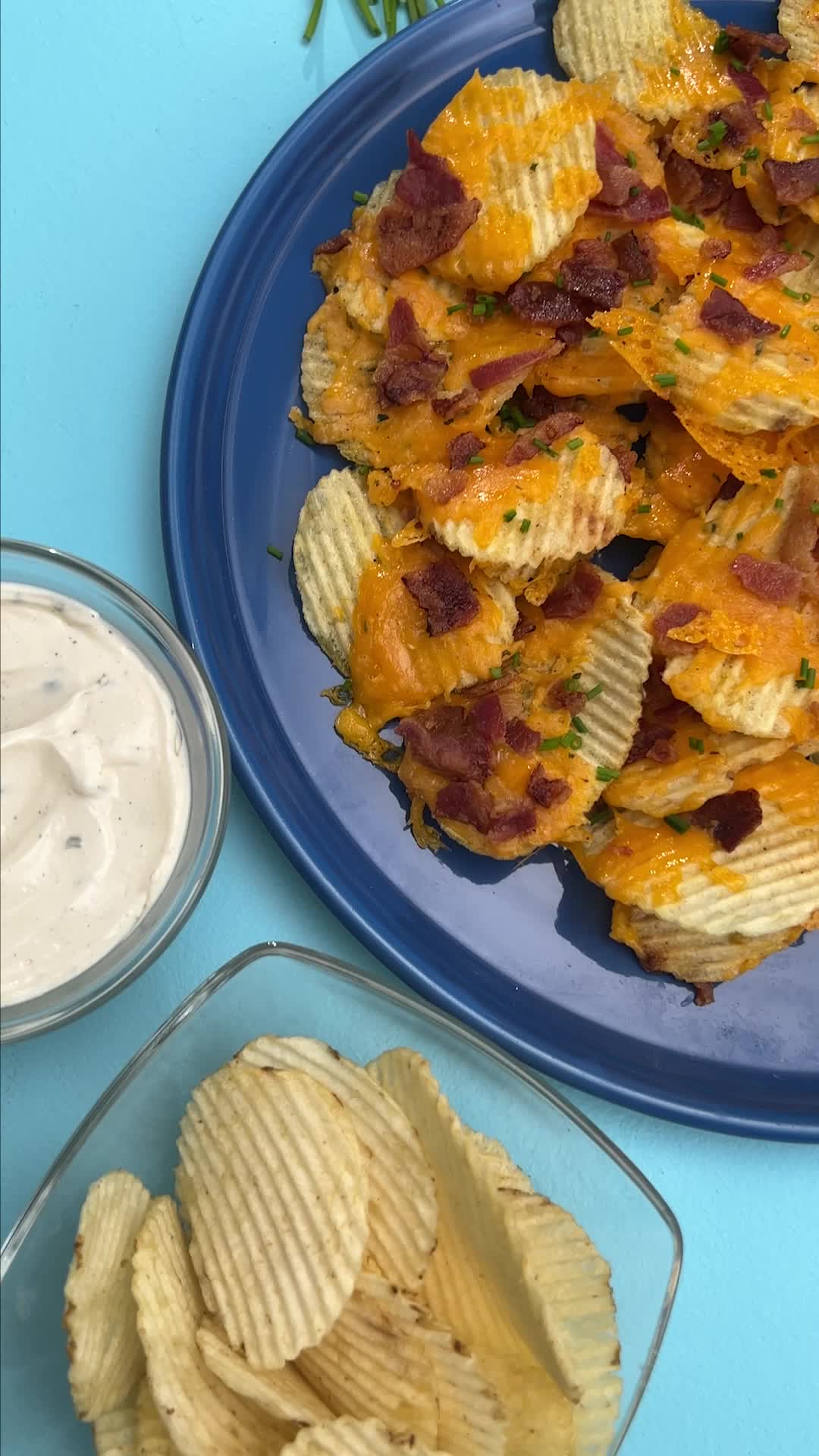 TikTok post by @flvr_us for Ruffles. Caption reads: Bring these savory @officialruffles delights to....