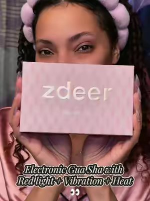 TikTok post by @biancaorsot for ZdeerHealth. Caption reads: Okayyy… my Gua Sha just got a MAJOR upgrade 👀✨....