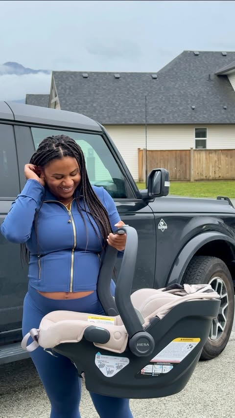 Instagram post by @healthy_with_kelsey for UPPAbaby. Caption reads: Our little baby boo is arriving soon and nesting....