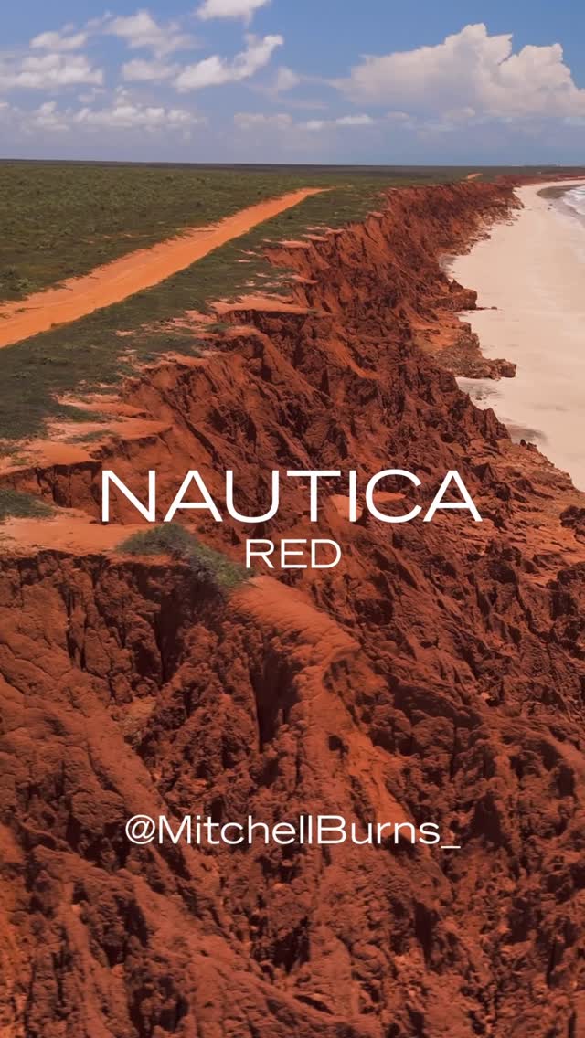 Instagram post by @mitchellburns_ for Nautica. Caption reads: I can’t wait for you all to experience my new....