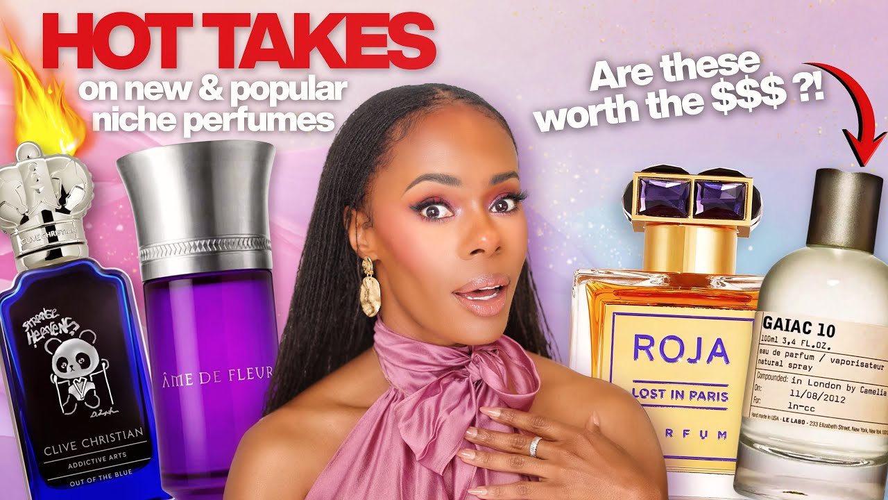 YouTube post by @SharidaM for Snif. Caption reads: [...] perfume releases! So many to sniff, but are....