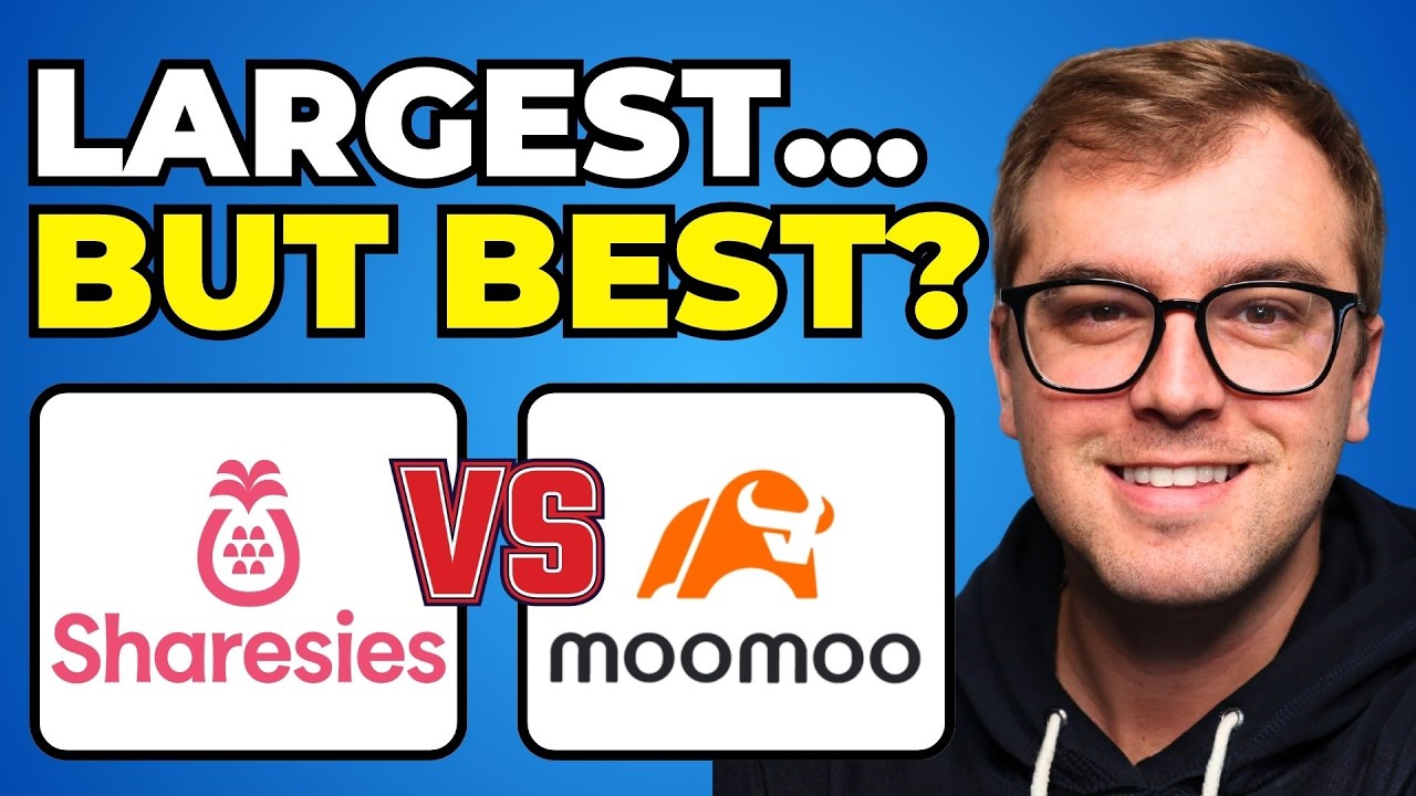 YouTube post by @BrentColeman for moomoo. Caption reads: Start Investing with Moomoo here: 👉 Most....
