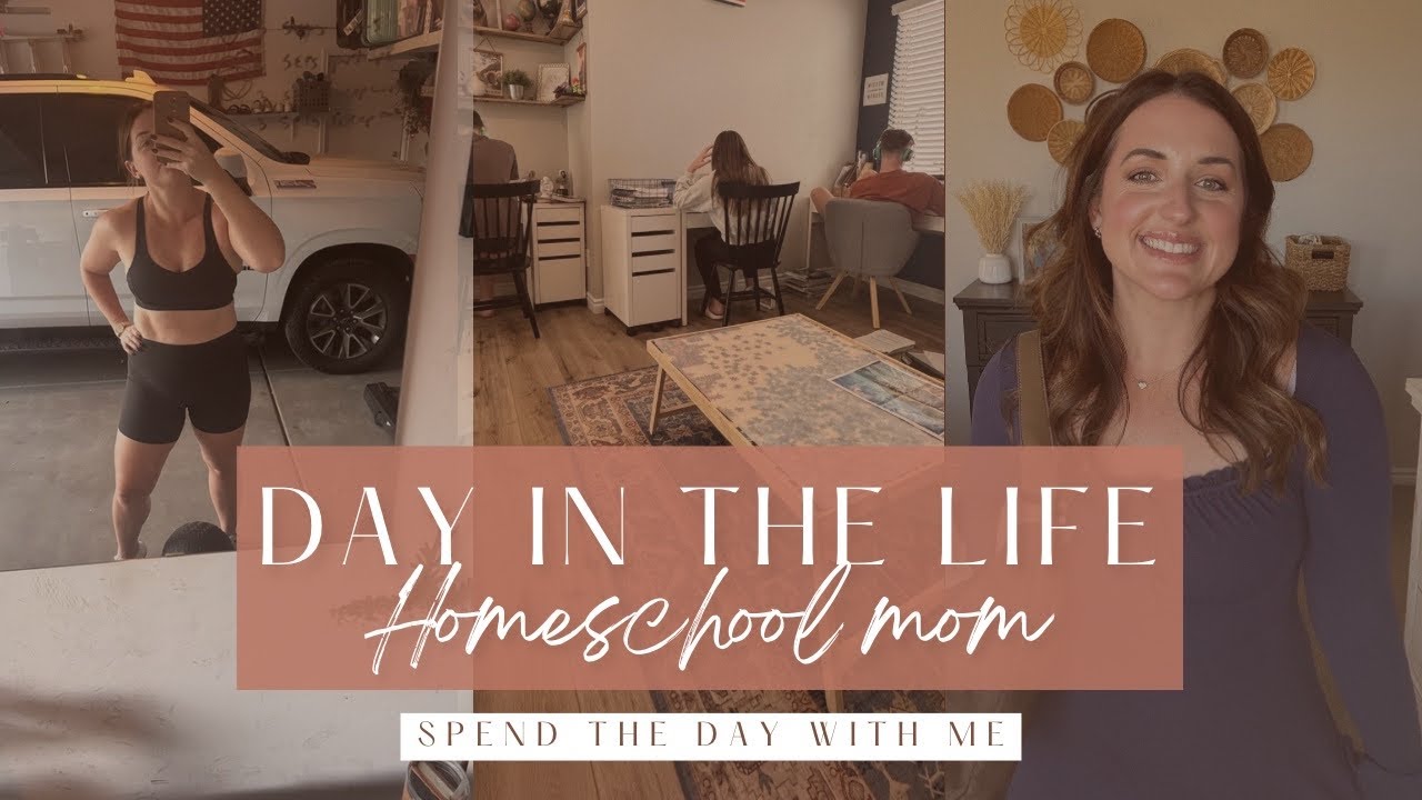 YouTube post by @GraceandGrit for BetterDaysCo. Caption reads: New✨HOMESCHOOL MOM DAILY VLOG||SO MUCH TO SHARE +....