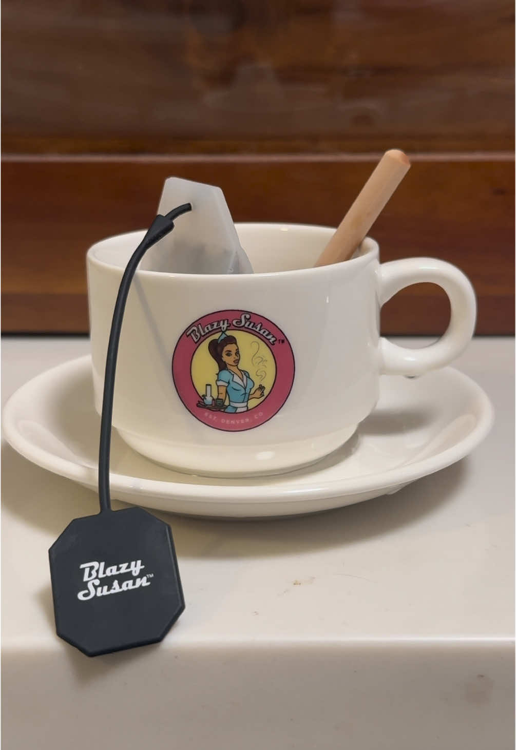 TikTok post by @jah.daya for Blazy Susan. Caption reads: [...] out the new flavor! #blazyhoneylemon....