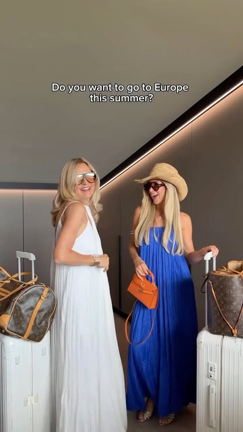 Instagram post by @fabiabengs for NA-KD. Caption reads: [...] summer 2026 ✈️🇪🇸🇬🇷🇮🇹🇫🇷 Looks:....