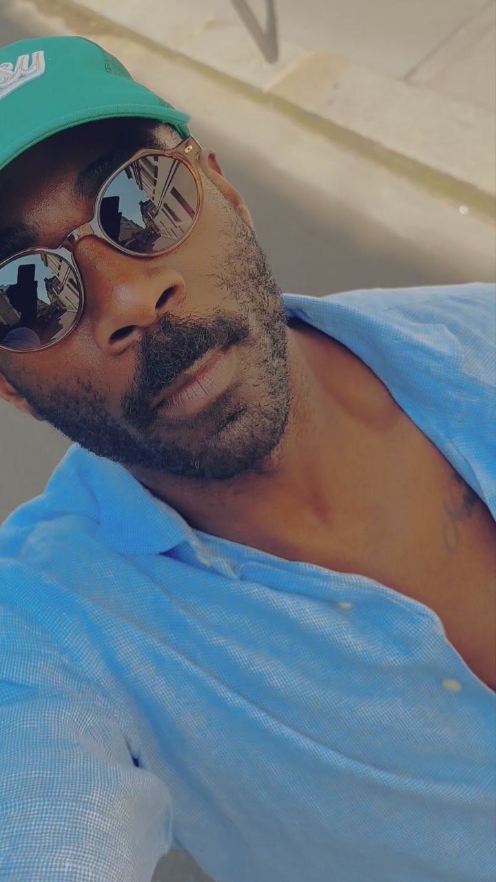 Instagram post by @paulbinam for Le Petit Lunetier. Caption reads: running errands & catching the sun....