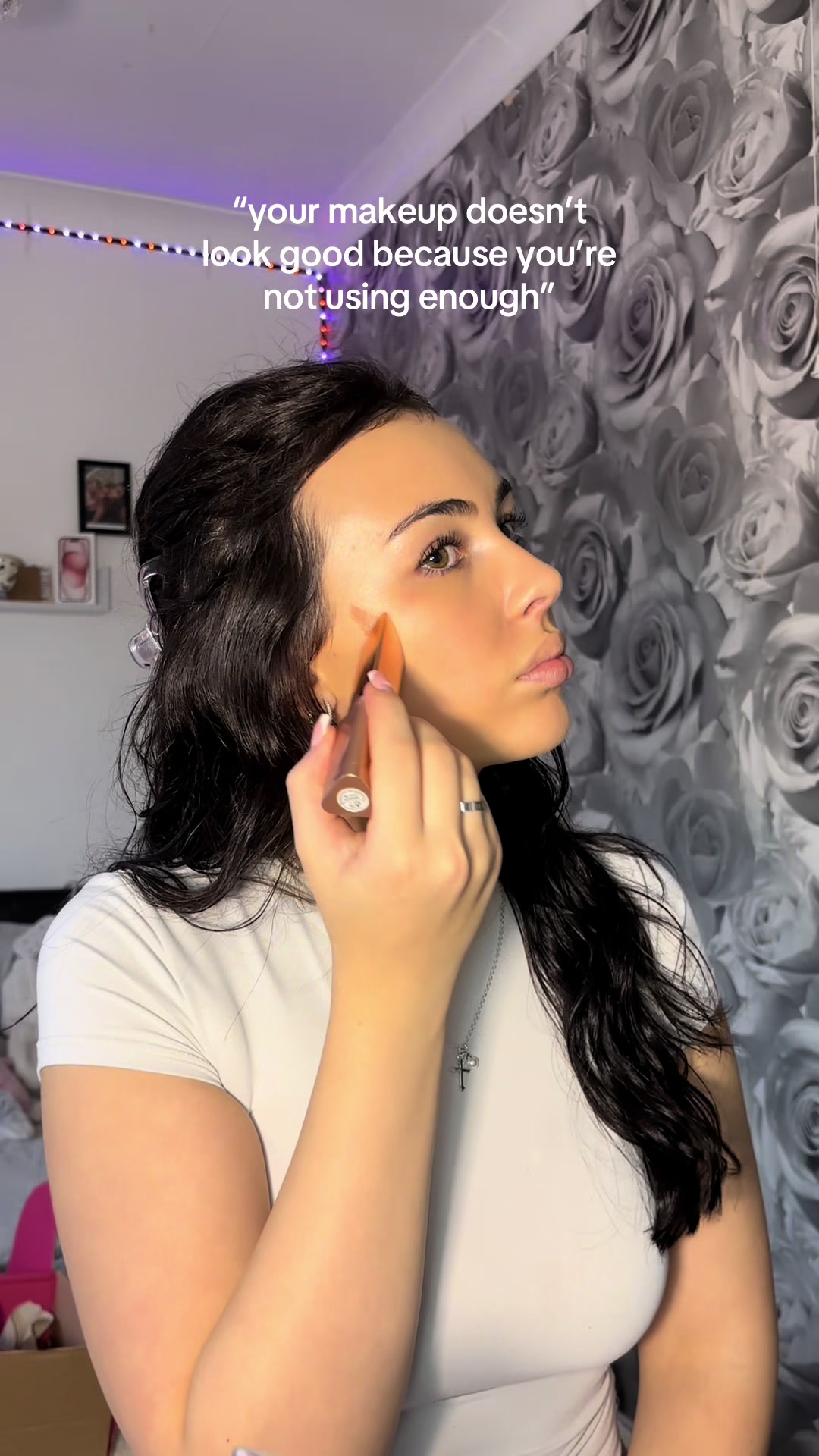 TikTok post by @aliciaxhowarth for BPerfect Cosmetics. Caption reads: [...] UK @rimmellondon @Pixi Beauty @BPerfect....