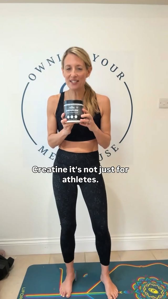 Instagram post by @katerh_fitness for Holland & Barrett. Caption reads: Creatine isn’t just for bodybuilders; it supports....