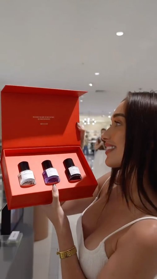 Instagram post by @whoiselijahparfum for David Jones. Caption reads: CHRISTMAS IS COMING.
Gift confidence. Gift desire.....