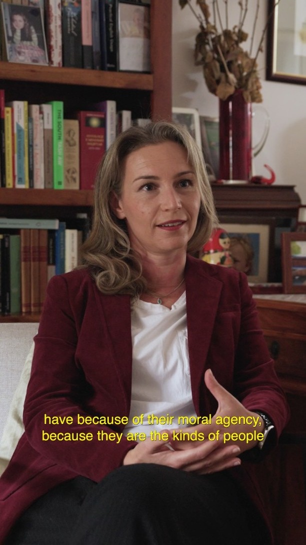 Instagram post by @lea.ypi for Women's Prize. Caption reads: What do we really know about the people closest to....