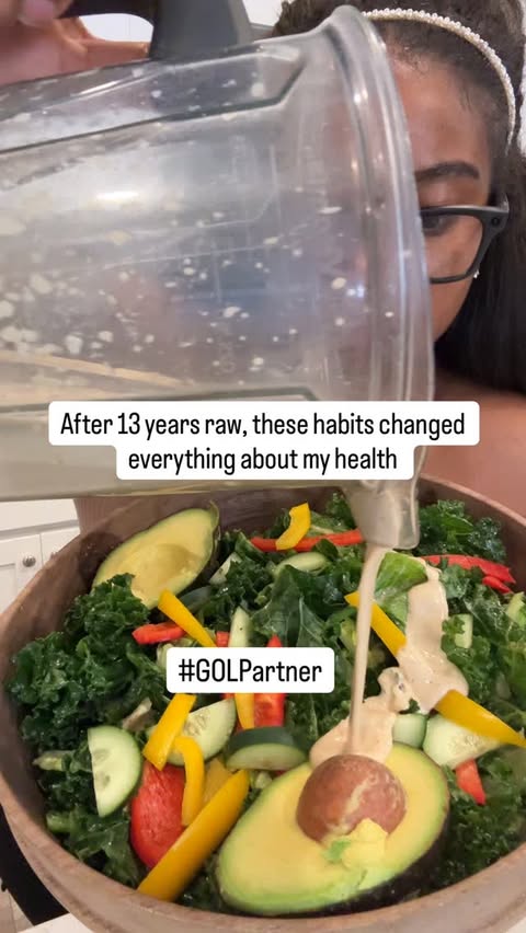 Instagram post by @rawandradiant for Garden of Life. Caption reads: #GOLPARTNER After 13 years raw, I’ve learned that....