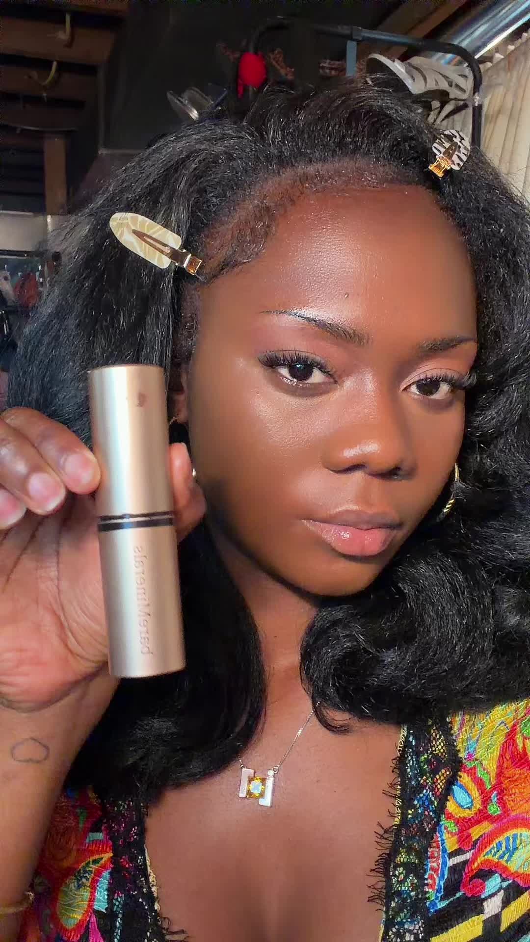 TikTok post by @ashakameronn for SuperOrdinary. Caption reads: @bareMinerals @SuperOrdinary USA 😛🤍 #ad #foryou.