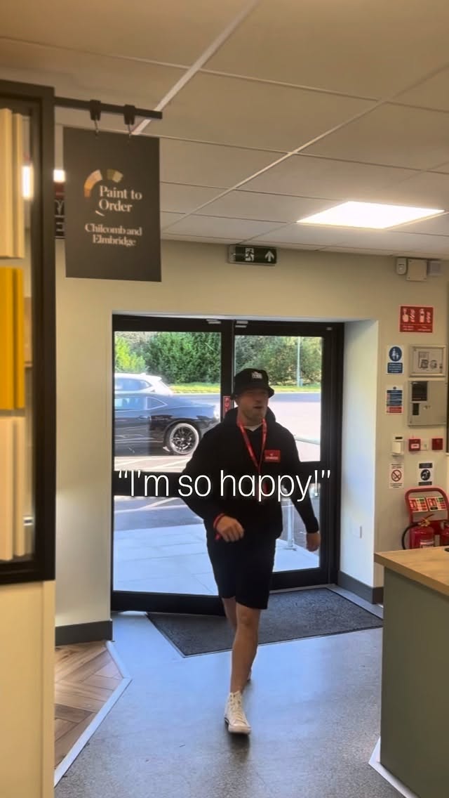 Instagram post by @thevalleyviking_ for Howdens. Caption reads: Ad | Big smiles. The biggest kitchen deals of the....