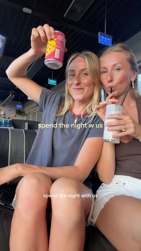 Instagram post by @maddycatlin for Topgolf. Caption reads: [...] ⛳🍓🍓 trying the new poppi n’ cream at....