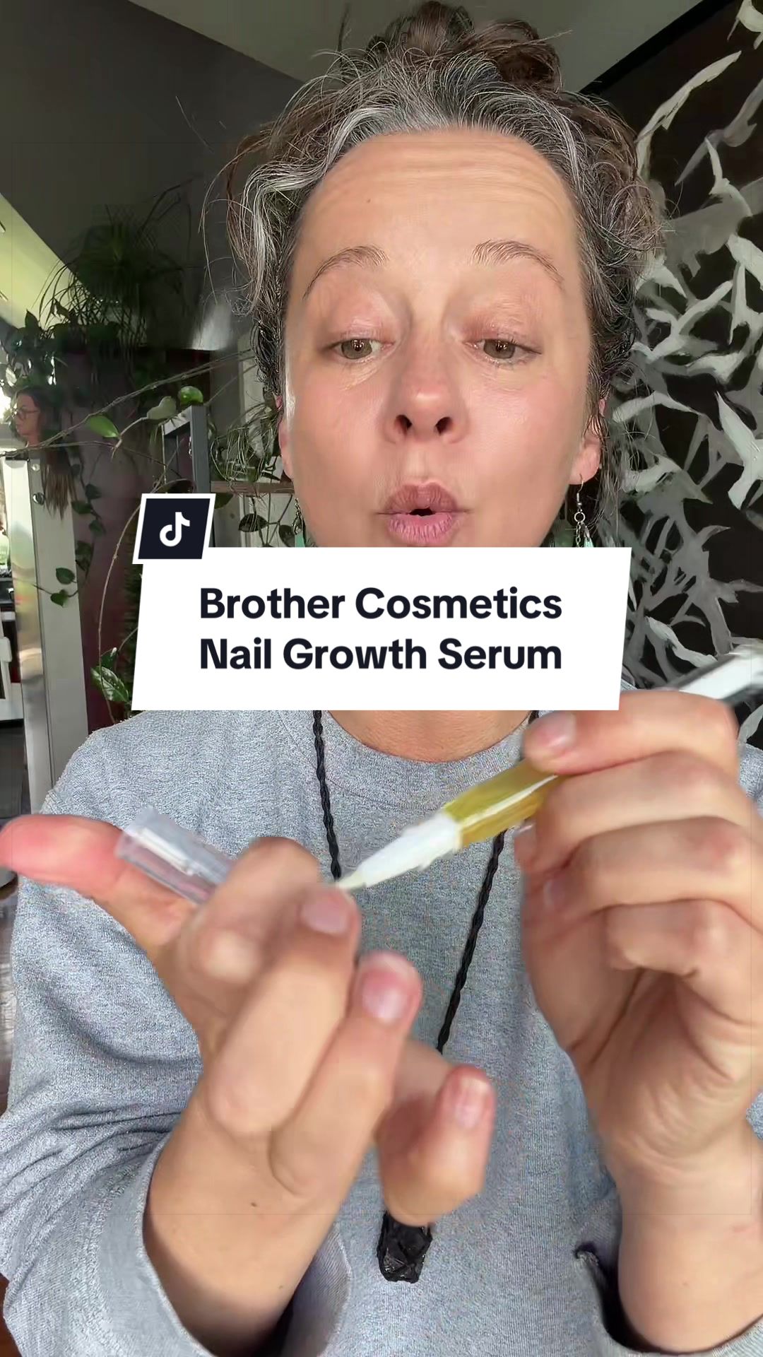 TikTok post by @susanstiktokthings for Brother Cosmetics. Caption reads: [...] first. I’ve been using the Brother Cosmetics....