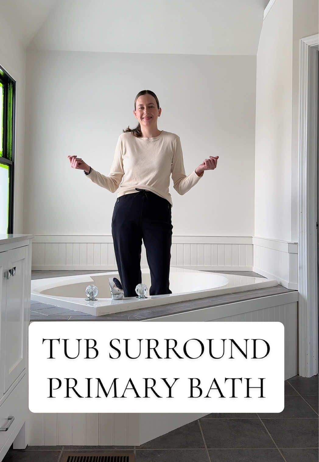 TikTok post by @thelksaddress for Lowe's. Caption reads: [...] we used for this transformation.....