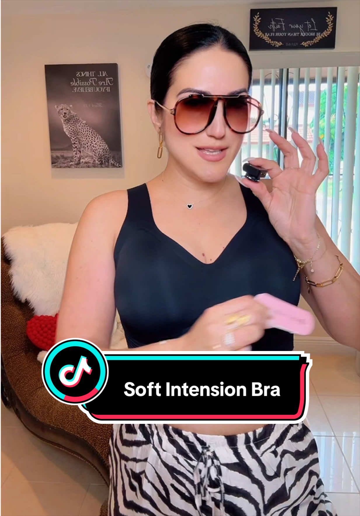 TikTok post by @greymindful938 for Soft Intention. Caption reads: Summer Bra @Soft Intention US #bra #sosten [...].