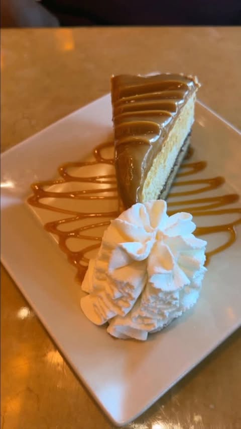 Instagram post by @couponingwithstar for The Cheesecake Factory. Caption reads: This is your sign to go to @cheesecakefactory 🍰....