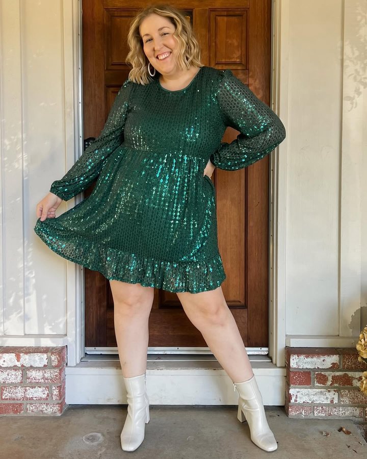 Instagram post by an influencer for Chic Soul. Caption reads: [...] dresses to cozy basics, @shopchicsoul has....