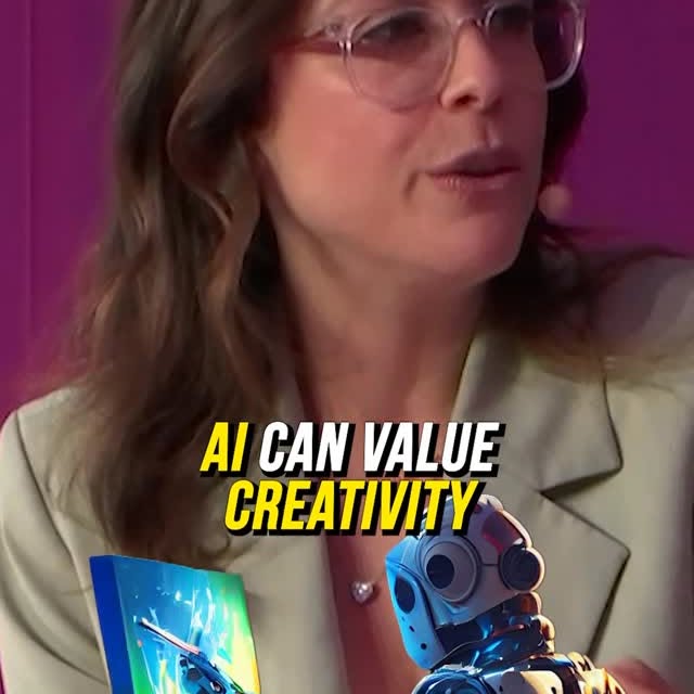 Instagram post by @shiralazar for What's Trending. Caption reads: Does AI devalue creativity and human artistry? Or....