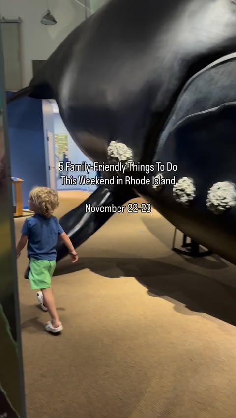 Instagram post by @rhodyfamily for Bank of America. Caption reads: 5 Family-Friendly Things To Do This Weekend in....