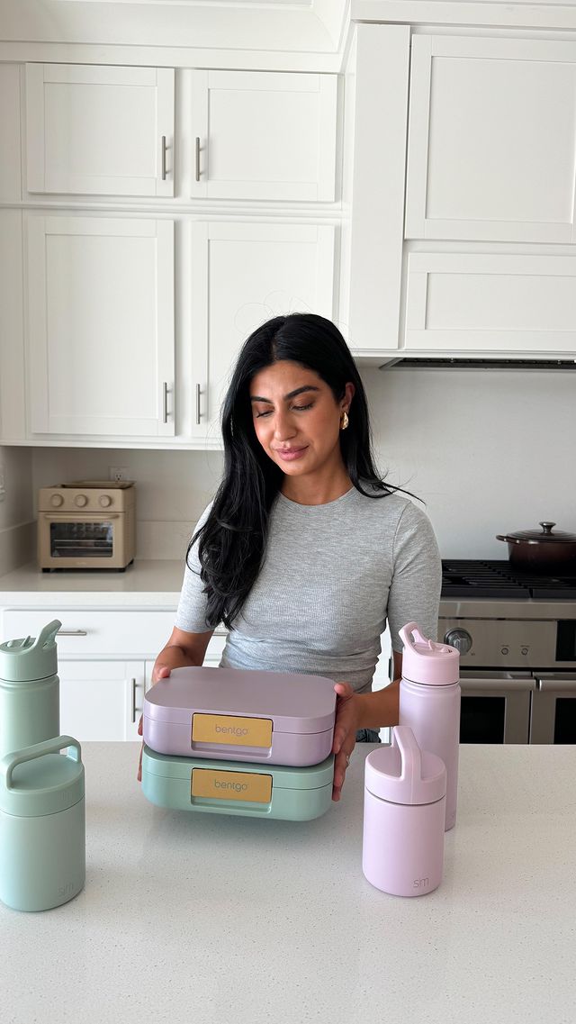 Instagram post by @maryamzekria for Amazon Fresh. Caption reads: BACK TO SCHOOL RESTOCK #ad- I can’t believe it’s....