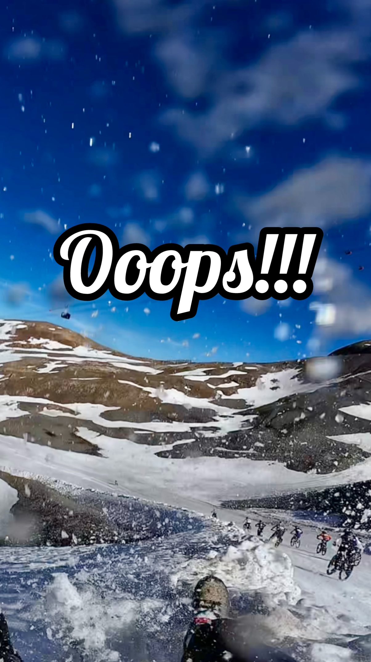 Instagram post by @jamesy_boy_shirley for Dainese. Caption reads: Big Crash! 💥 That was scary. Didn’t keep it in my....