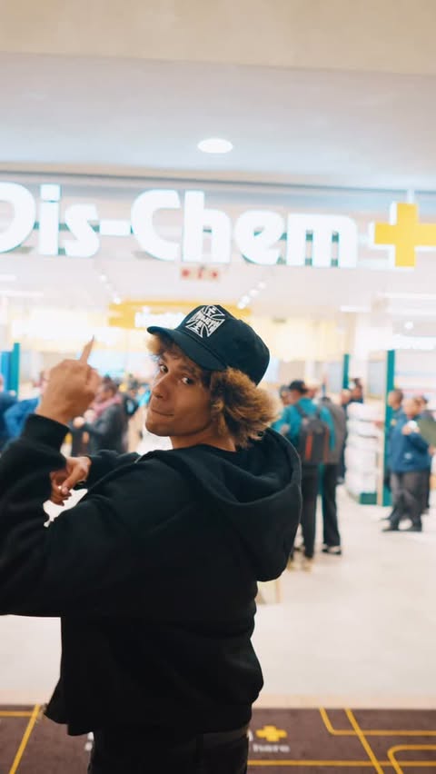 Instagram post by @nathsoan for Dis-Chem Life. Caption reads: Tapped into the world of wellness at the new....