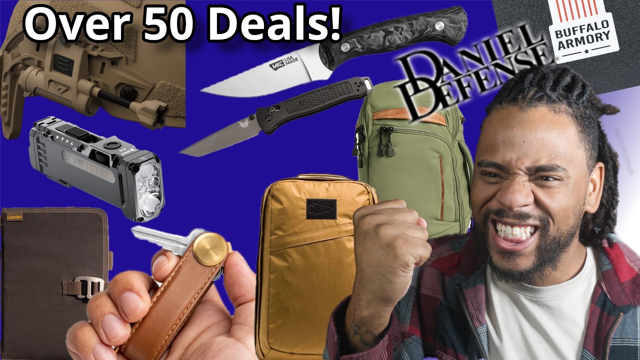 YouTube post by @MarineX for Lochby. Caption reads: I Tested $55,000 of EDC Gear - Here's What to....