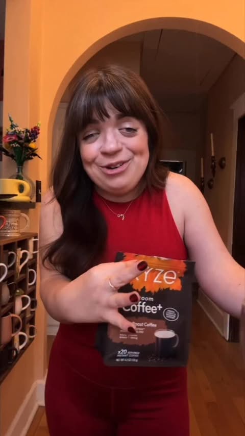 Instagram post by @flourishingwithadifference for RYZE SUPERFOODS. Caption reads: [...] far thanks to the switch i made to....