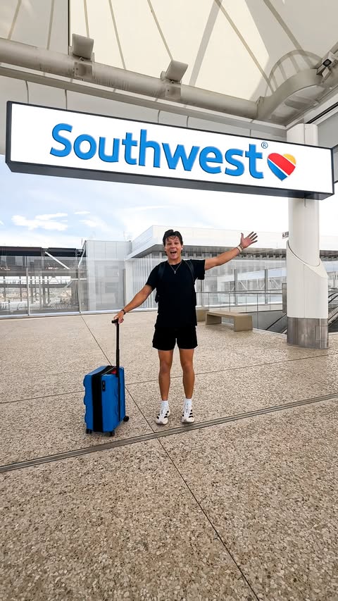 Instagram post by @cjkirwan for Southwest Airlines. Caption reads: @southwestair is making real changes and getting....