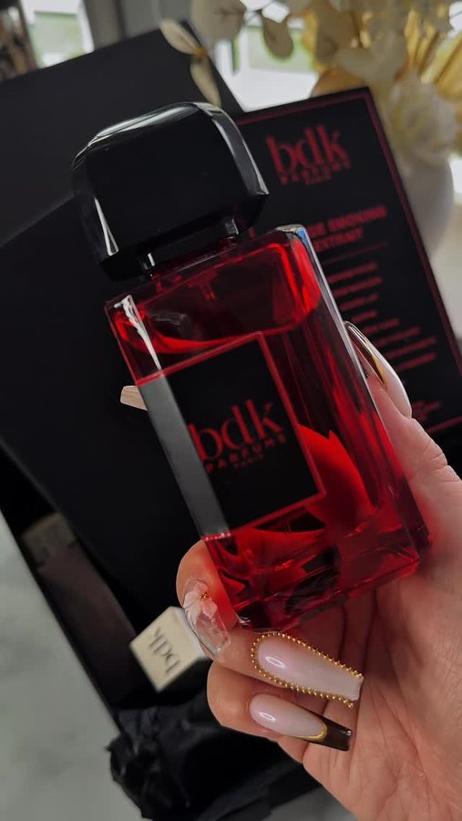 Instagram post by @clairebanayad for Bdk Parfums. Caption reads: [...] was love at first sniff for me.....