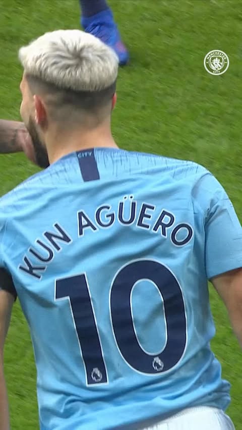 Instagram post by @kunaguero for Manchester City. Caption reads: @kunaguero brilliance 🪄.