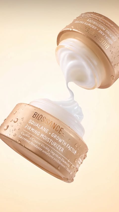 Instagram post by @kirbiejohnson for Biossance. Caption reads: What’s on our face? @Biossance’s newest....